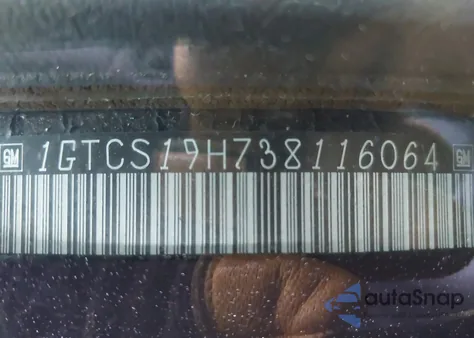 2003 GMC Sonoma Sls из США, поврежденный, VIN 1GTCS19H738116064